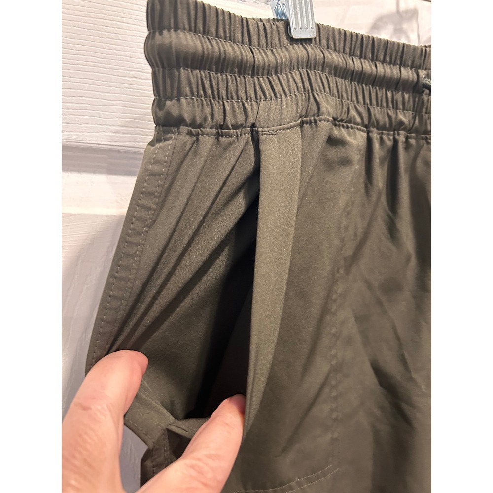Old Navy StretchTech Cargo Joggers Womens Large Olive Green Quick Dry Activewear - Picture 4 of 6